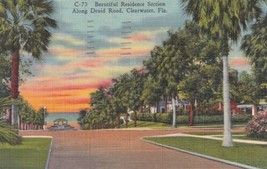 Clearwater Florida FL Druid Road 1952 to Lamar MO Postcard C45 - £2.38 GBP