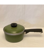 Vintage Club cast aluminum 1 qt sauce pan pot with lid avocado green coo... - €15,52 EUR