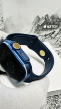 Custom Anodized Blue 49MM Apple Watch ULTRA 2 Titanium Blue Sport Band B... - £1,271.32 GBP