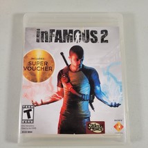 Infamous 2 PS3 Disc Game Case With Cardboard Inserts Rated T Teen - £11.36 GBP