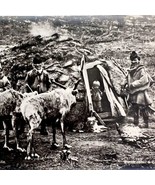 Patchwork Family In Hut Norway Reindeer Photograph Folk Life c1900-1920s E9 - £31.59 GBP