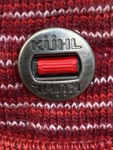 Kuhl Womens Hoodie Small Red Sweater Jacket Chianti Fleece Wool Blend - £27.08 GBP