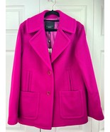 NWT Women&#39;s Talbots Fuchsia Wool Lined Coat Gorgeous! Size 6 MSRP $269 - $139.32