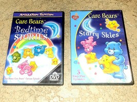 2 CARE BEARS DVD&#39;s: Bedtime Stories &amp; Starry Skies, 75 Min &amp; 35 Min Run ... - £7.67 GBP