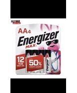 Energizer MAX AA Batteries Double A Alkaline Batteries 4-Pack NEW Exp 12... - $6.88