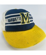 Marquette University Warriors Trucker Hat College Mesh Snapback Vintage ... - £70.30 GBP