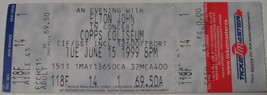 ELTON JOHN 1999 Full Ticket Stub Hamilton Copps Aud Mint Condition Canad... - $9.77