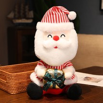 Santa Claus Plush Toy Stuffed Animal Doll Father Christmas Plush Toys Soft Pillo - £16.96 GBP