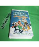Walt Disney Mickey&#39;s Magical Christmas VHS movie - £7.89 GBP