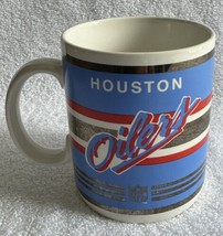 NFL HOUSTON OILERS Coffee Mug Official NFL Licensed Blue Made By Papel - £36.00 GBP