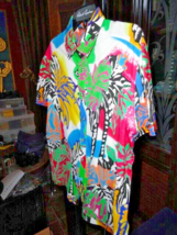 Robert Graham Men's Tres Palms Short Sleeve Shirt Size 3XL image 5