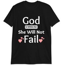 God is Within Her She Will Not Fall T-Shirt, Religious T-Shirt, Christia... - £15.38 GBP+