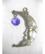 MAN IN THE MOON CRESCENT w STARS & PURPLE SWAROVSKI CRYSTAL SUN CATCHER ... - €25,76 EUR MAN IN THE MOON CRESCENT w STARS & PURPLE SWAROVSKI CRYSTAL SUN CATCHER ... - €25,76 EUR