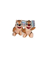 Disney Store Chip &amp; Dale Mini Bean Bag Plush W/ Tags Collectible Toy 8&quot; - $13.02 CAD