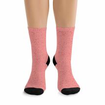 Snow Little Dots Peach Pink Benjamin Moore III DTG Socks - £18.80 GBP