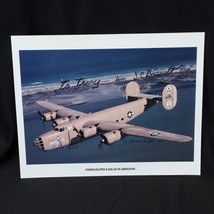 Diamond Lil Consolidated B-24A/LP-30 Liberator Signed by Pilot 11&quot; x 14&quot;... - $29.39