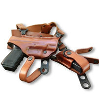 Fits Springfield XDS 3.3”BBL 9MM/40SW/45ACP Leather Shoulder Holster Single 1419 image 7