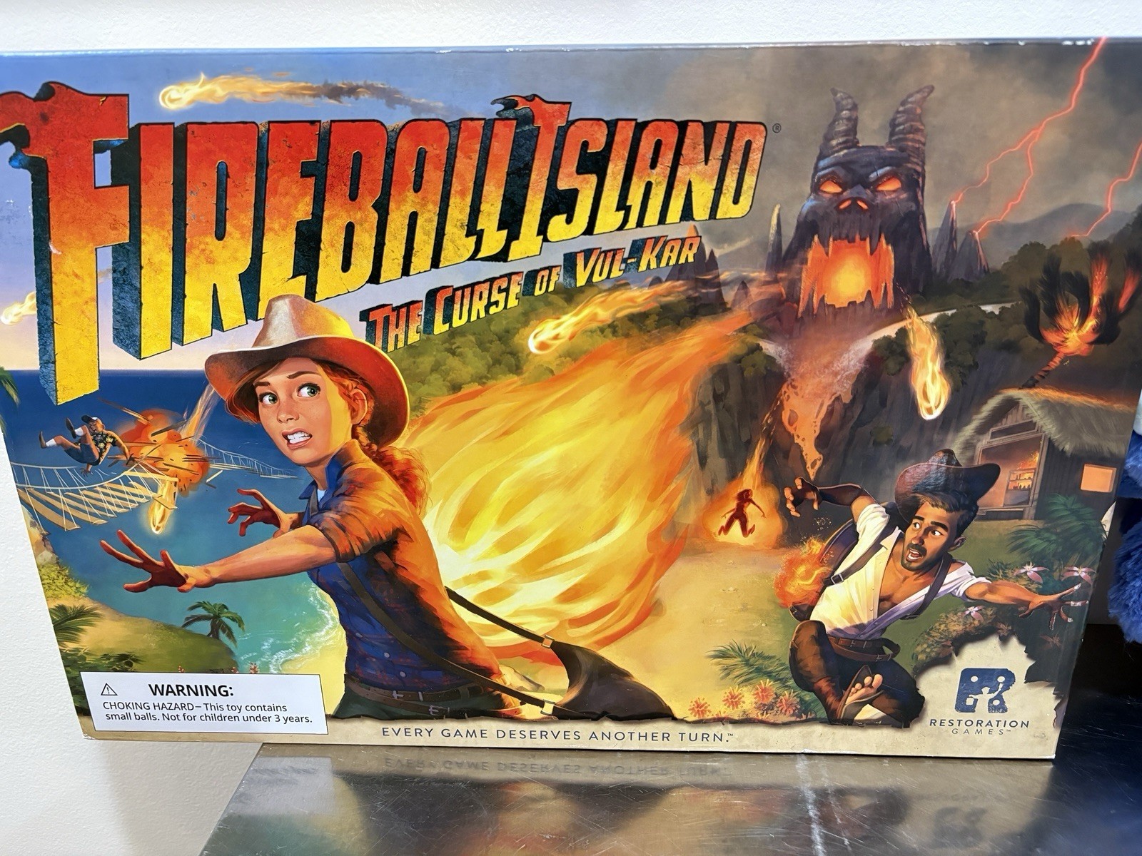 Fireball Island: The Curse of Vul-Kar Board Game Complete VGC - $39.99