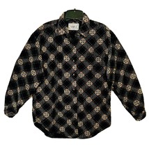 Vision I Vintage 1980’s M Ladies Plaid Cotton Thick Corduroy Button Up S... - $29.95