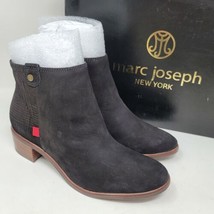 Marc Joseph Women&#39;s Ankle Boots Sz 5.5 M Lenox Black Nubuck Plaid - £39.18 GBP