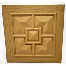 Wall Furniture Decor Panel Plaque Faux Wood Styrofoam Molding Vintage 11 3/4&quot; - £9.31 GBP