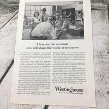 Vintage 1943 Advertising Art print Westinghouse Children In Classroom - $9.89