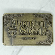 Vintage Bourbon Street Hotel Casino Las Vegas Belt Buckle - £15.79 GBP