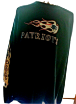 Men’s NFL New England Patriots Football XXL Black Long Sleeve Shirt   SKU 032-44 - £5.48 GBP