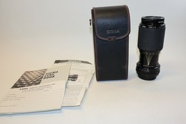 Sigma Lens Zoom-K 1:4.5f=70-210mm Multi-Coated 52mm for Minolta w/ Case &amp; Manual - £11.67 GBP
