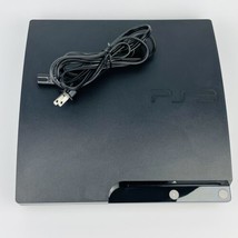 Sony Playstation 3 Slim Ps3 Console with Power Cord CECH-2001A Tested - £77.08 GBP