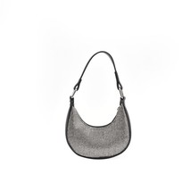 Super Mini Design Shoulder Bags for Women Blingbling Rhinestone Underarm Bag Fem - £34.38 GBP