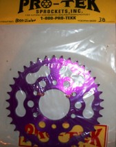 Pro tek Rear Sprocket 520 Pitch PM Chicane 6 Bolt 63.5MM Hub ID 38T Violet - £23.46 GBP