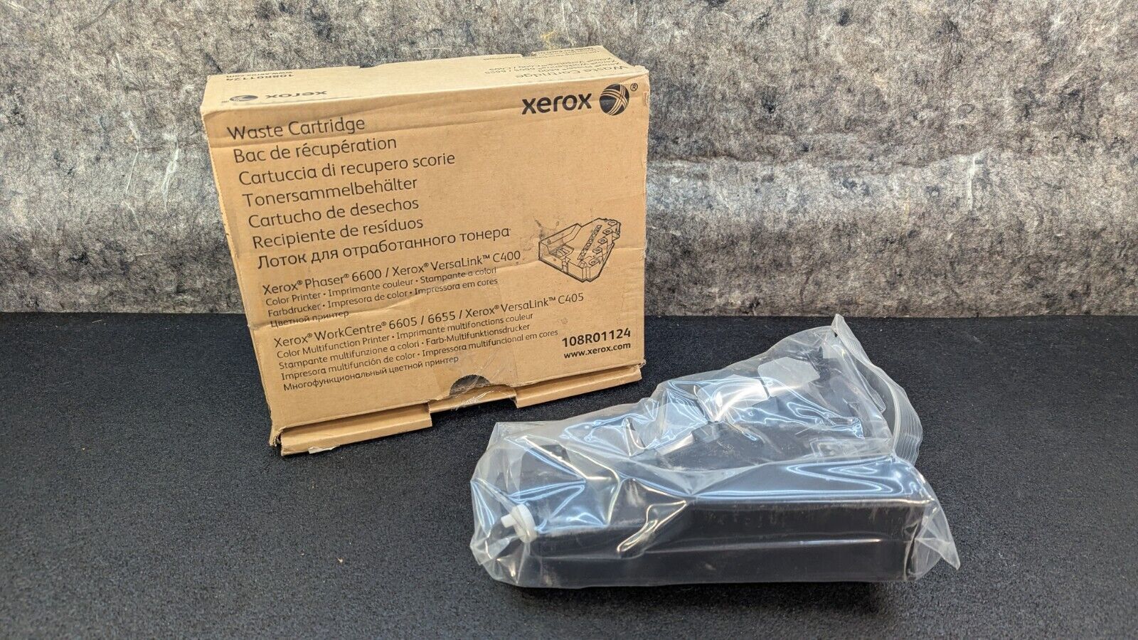 XEROX 108R01124 Waste Cartridge Phaser 6600 WorkCentre 6605 6655 VersaLi... - $17.99