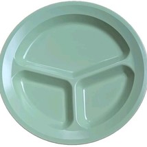 (4) Vintage ~ KING-LINE ~ Melamine ~ Mint Green ~ 10.75 ~ Divided ~ Dinner Plate - £37.12 GBP