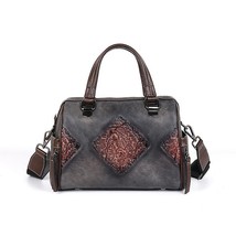 Vintage Genuine Leather Bags For Women 2022 New Handmade Embossing Handb... - £113.40 GBP