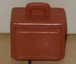 Vintage 80&#39;s Fisher Price Little People Brown luggage #182 933 2360 2502... - £11.37 GBP