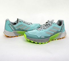 Adidas Terrex Agravic Flow 2 Trail Running Shoes Womens 10 42.5 IF5020 Aqua Blue - £109.05 GBP