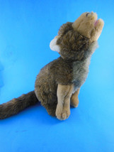 10.5&quot; Wolf Plush Howling at the Moon by Art&#39;s Toy Rare HTF Nice Quality - $7.95