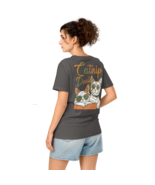  Unisex Organic Mid-Light T-Shirt – &quot;Catnip Dealer&quot; Back Print (Anthracite) - $70.44 CAD