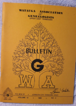 Watauga (TN) Association of Genealogists Bulletins Vol 12 Issues 1&amp;2 (1983) - £25.07 GBP