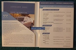 Press kit the complete range of 2002 infiniti with cd-rom and book...-
show o... - £19.13 GBP