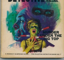 Wallace--MURDER UNDER BIG TOP--1965--Phantom Detective, from &#39;40s pulps - £11.01 GBP