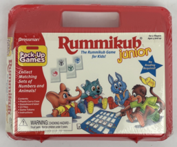 Travel Rummikub Junior Game Case Pressman Pack Up Games 2000 For 2 Kids ... - $508.65 MXN