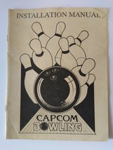 Capcom Bowling Arcade Game Installation Service Manual 1988 Video Game Info - £13.24 GBP