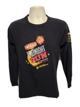 2006 NYRR Emerald MidNight Run Central Park NYC Adult Small Black LS TShirt - £14.87 GBP