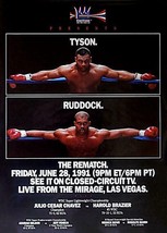 Mike Tyson Vs Razor Ruddock 8X10 Photo Boxing Poster Picture - £3.94 GBP