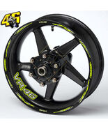 VR46 Valentino Rossi Universal Motorcycle Wheel Decals – Rim Stickers - $29.99