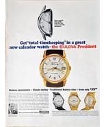 Bulova President - Calendar Watch - Gift Quality Watch -1964 Vintage Pri... - €10,88 EUR