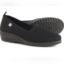 Tommy Bahama Lizzie Wedge Shoes Womens 8.5 Black Comfort Memory Foam NEW - £28.53 GBP
