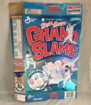 General Mills Major League Grand Slams Cereal Collector&#39;s Edition Empty Box 1998 - £7.47 GBP